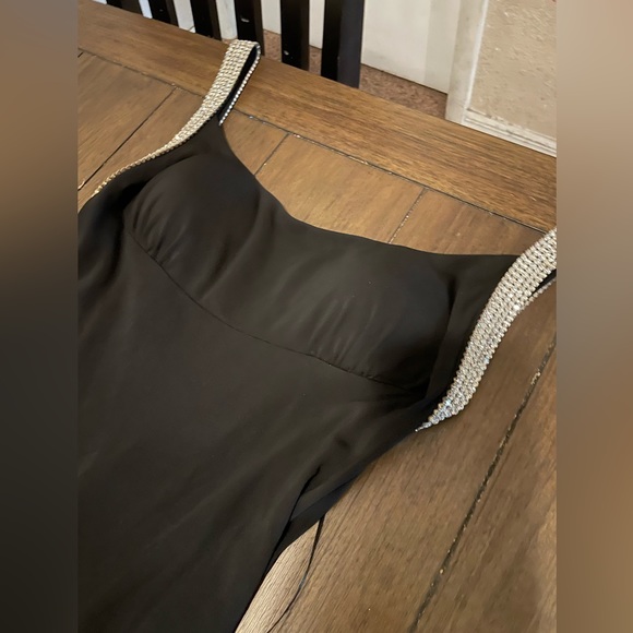 Lillie Rubin Vintage Maxi Evening Gown Rhinestone Collection - Picture 1 of 9